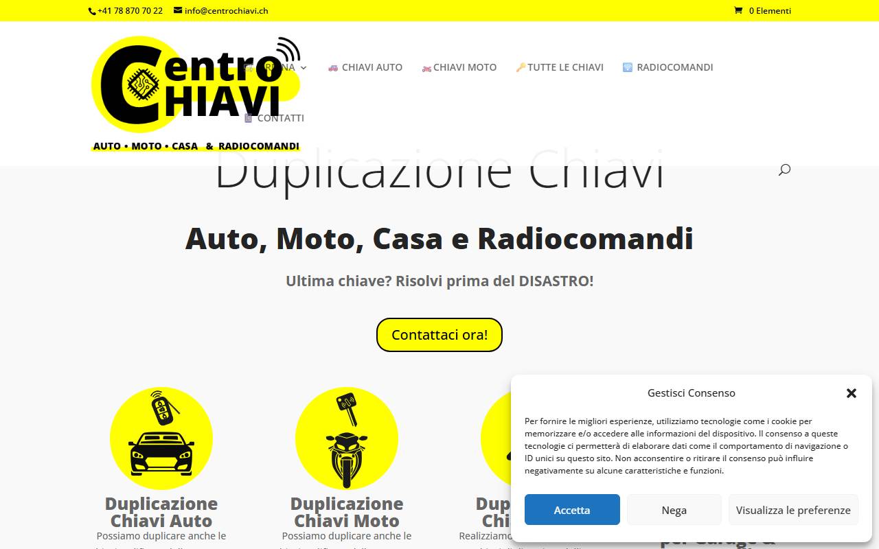 Anteprima del sito: LAMBI-SERVICE SAGL