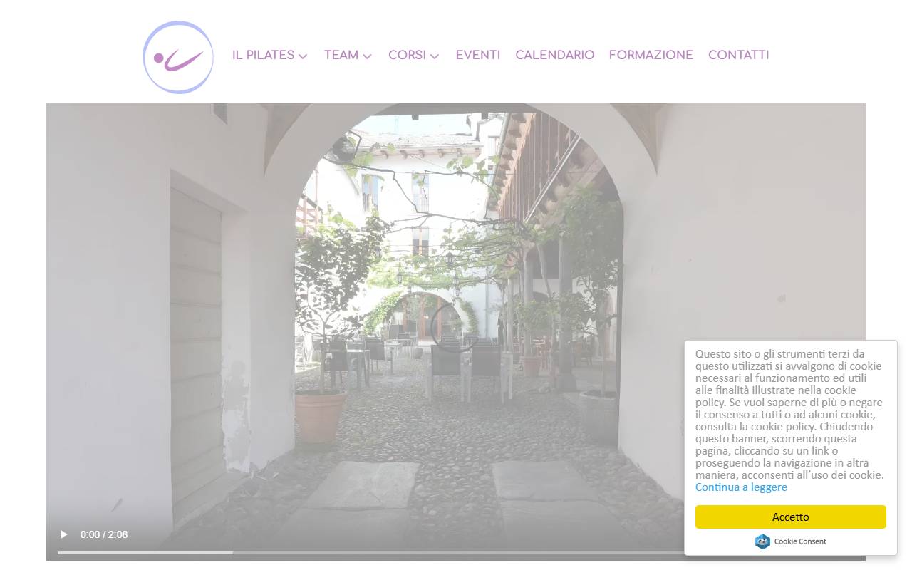 Anteprima del sito: Centro Pilates di Milena Jotti
