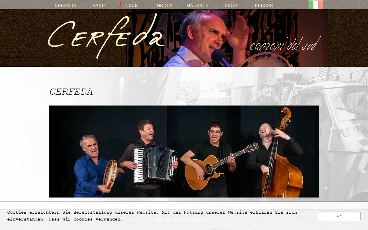 Anteprima del sito: Cerfeda Luigi