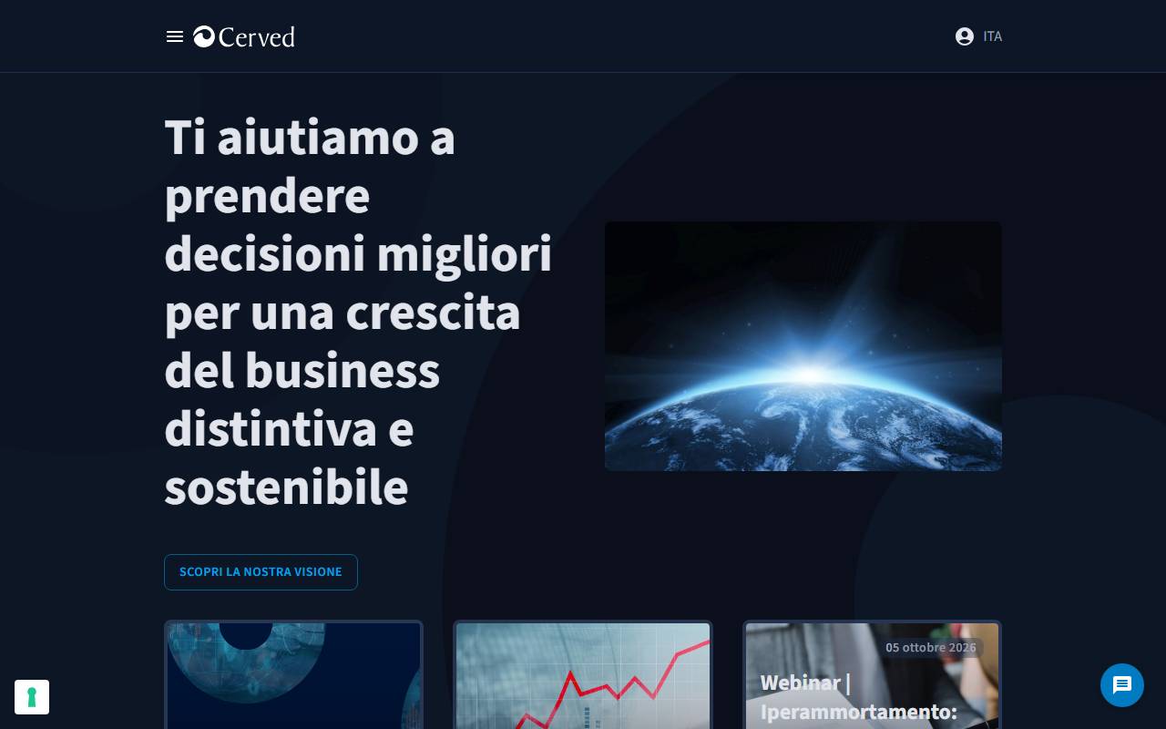 Anteprima del sito: Cerved Group S.p.A., San Donato Milanese, Succursale di Morbio Inferiore