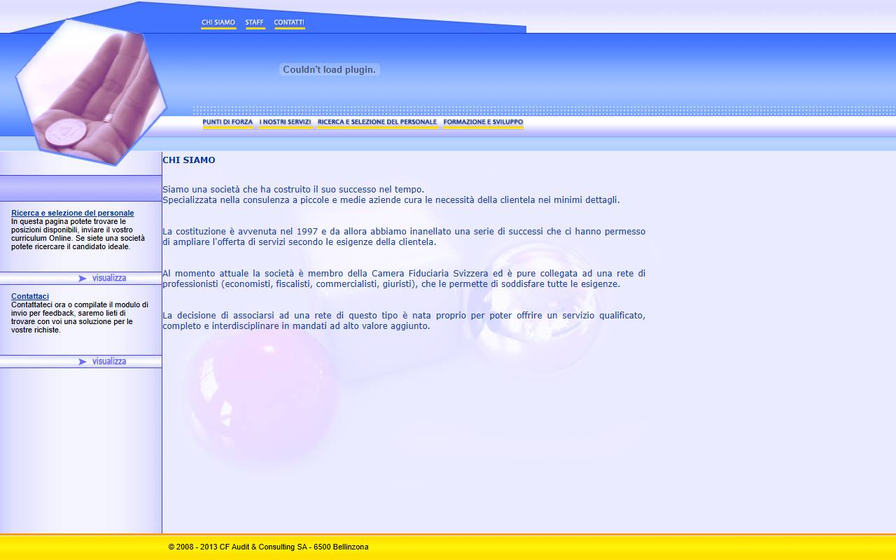 Anteprima del sito: CF Audit & Consulting SA