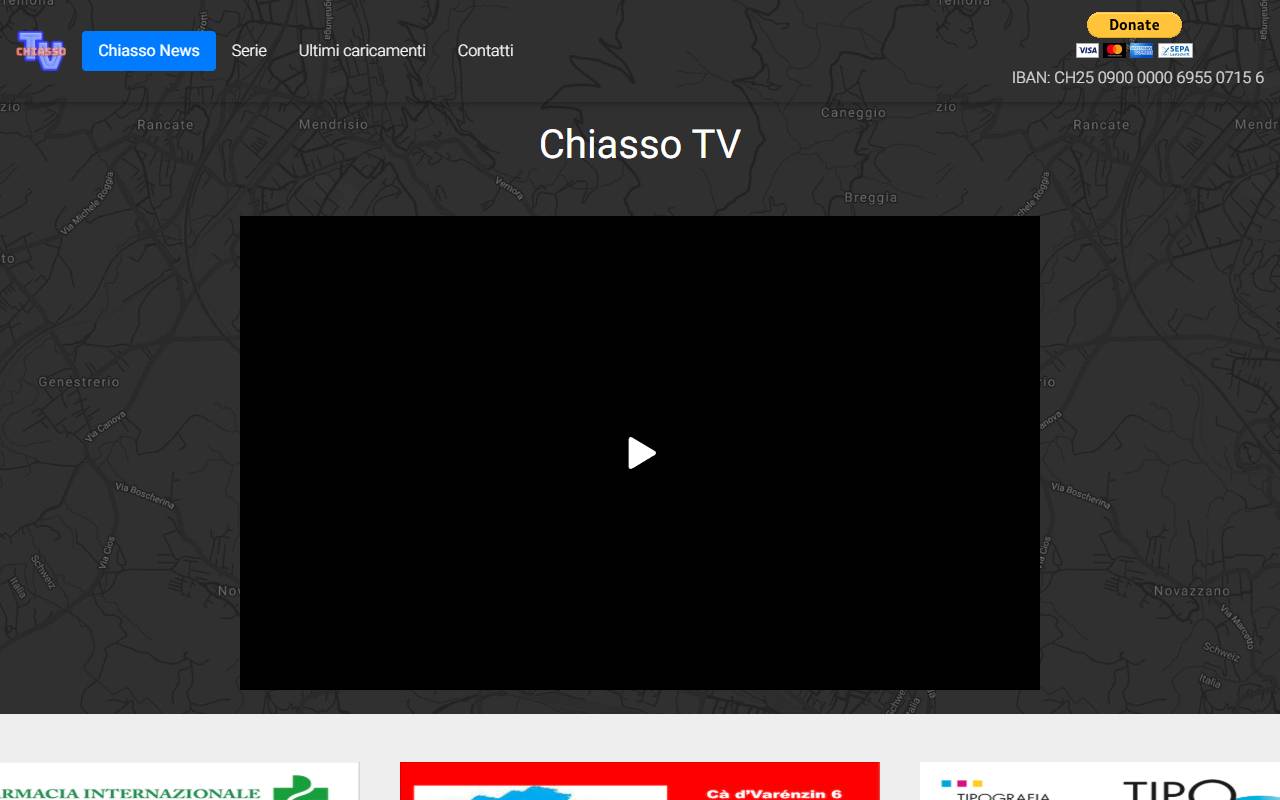 Anteprima del sito: Chiasso TV - Giacomo Morandi Editore
