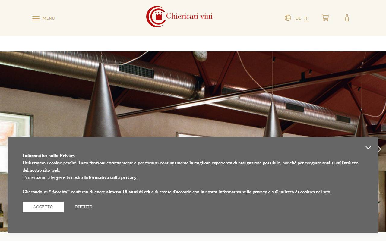 Anteprima del sito: Chiericati SA