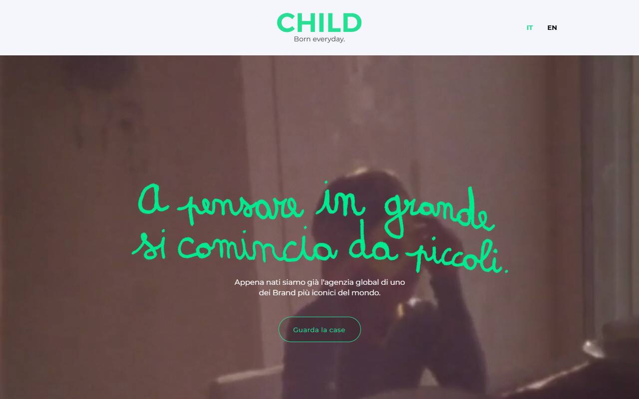 Anteprima del sito: Child The Agency GmbH