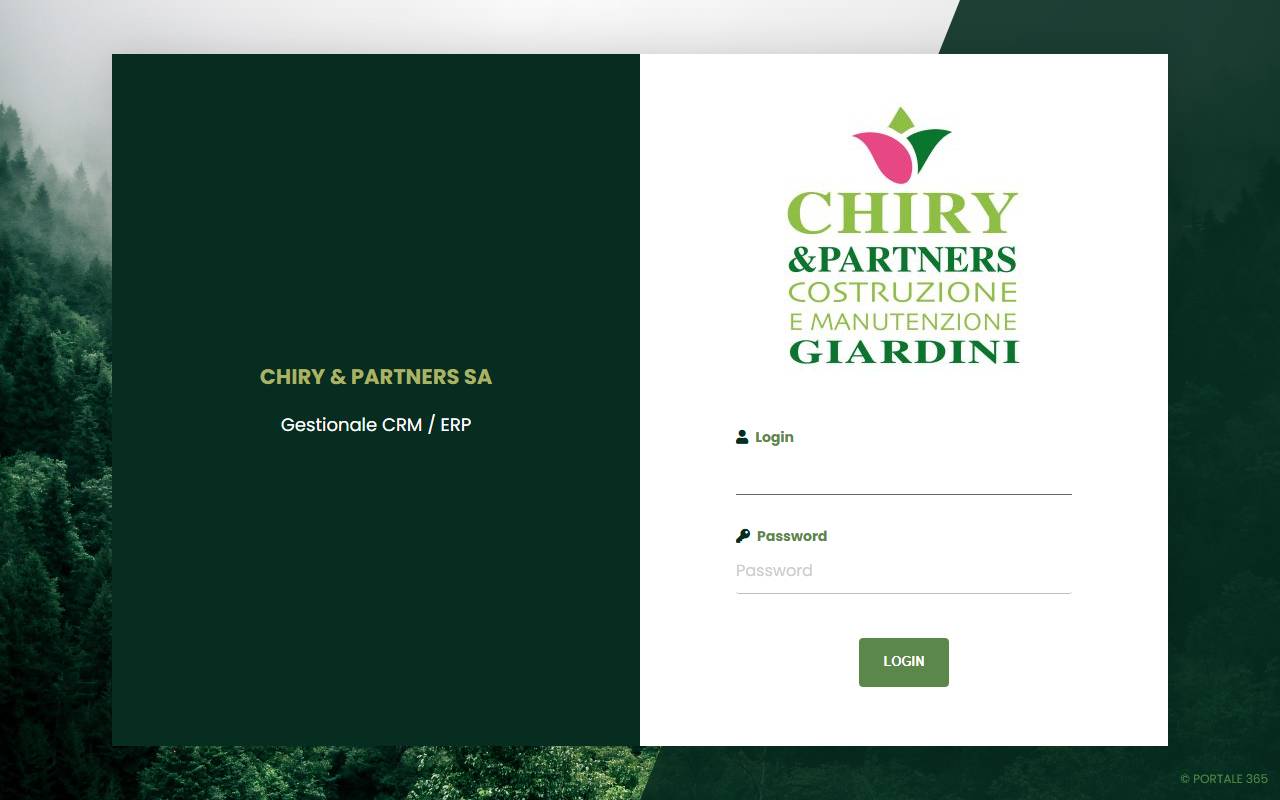 Anteprima del sito: Chiry & Partners SA