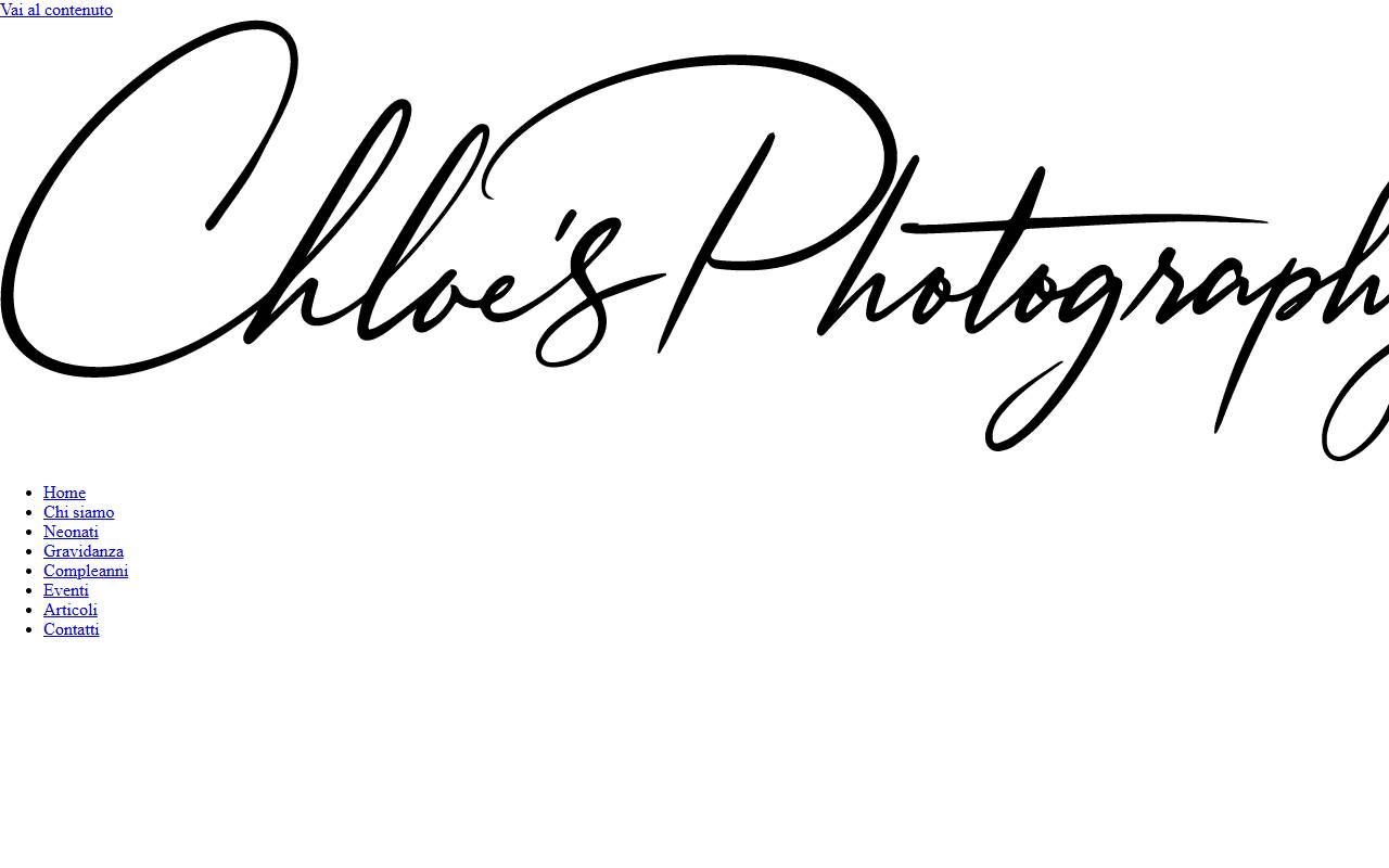Anteprima del sito: Chloe's Photography di Matilda Ibrahimi