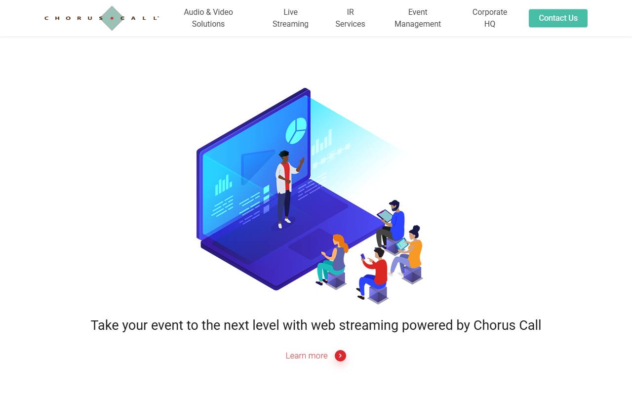 Anteprima del sito: Chorus Call SA