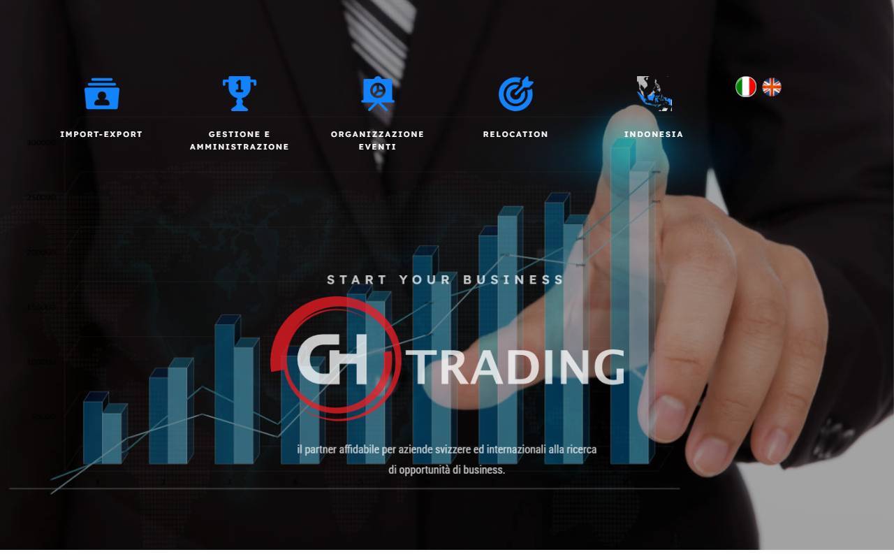 Anteprima del sito: CH TRADING SA