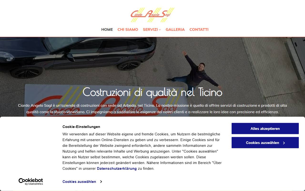 Anteprima del sito: Ciardo Angelo Sagl