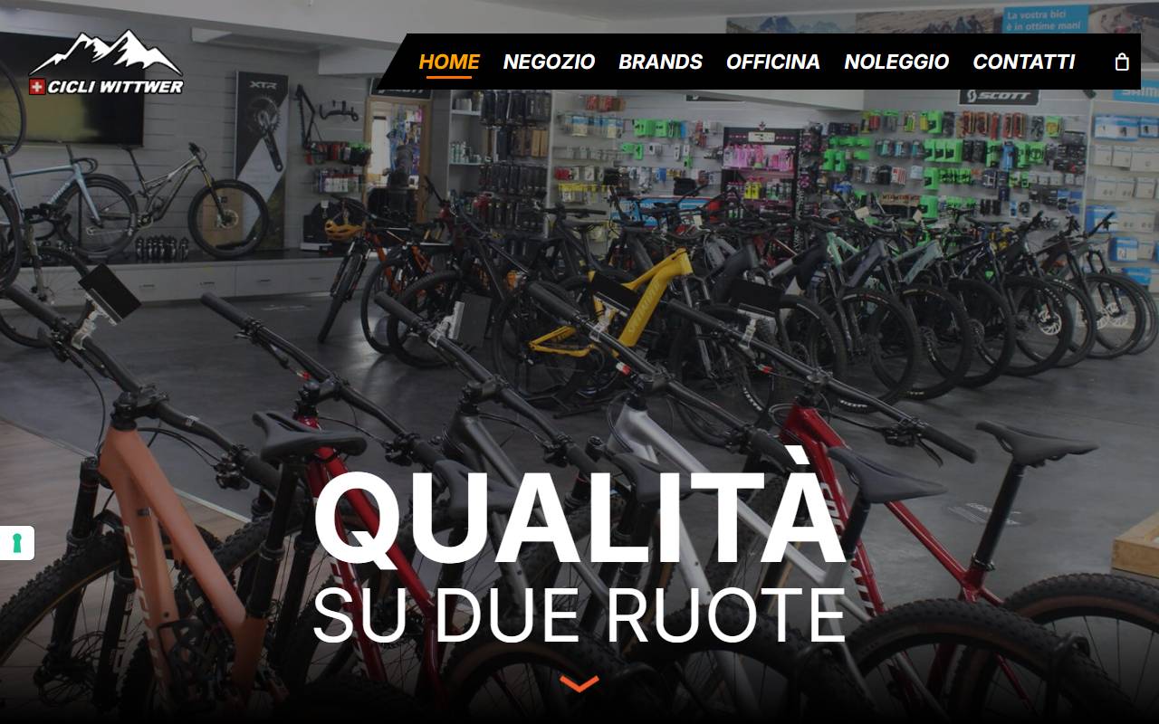 Anteprima del sito: Cicli Wittwer Sagl