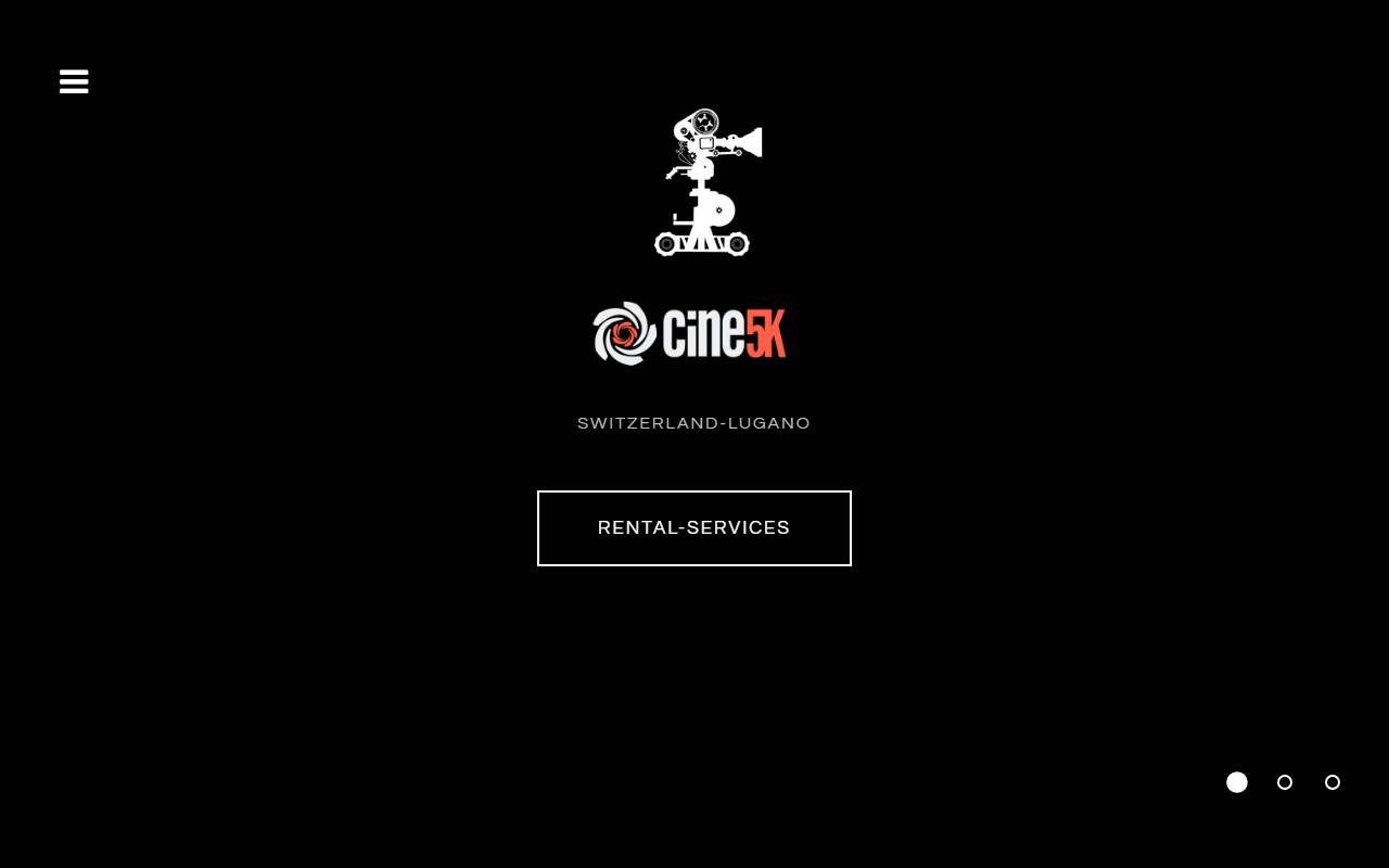 Anteprima del sito: cine 5K SAGL