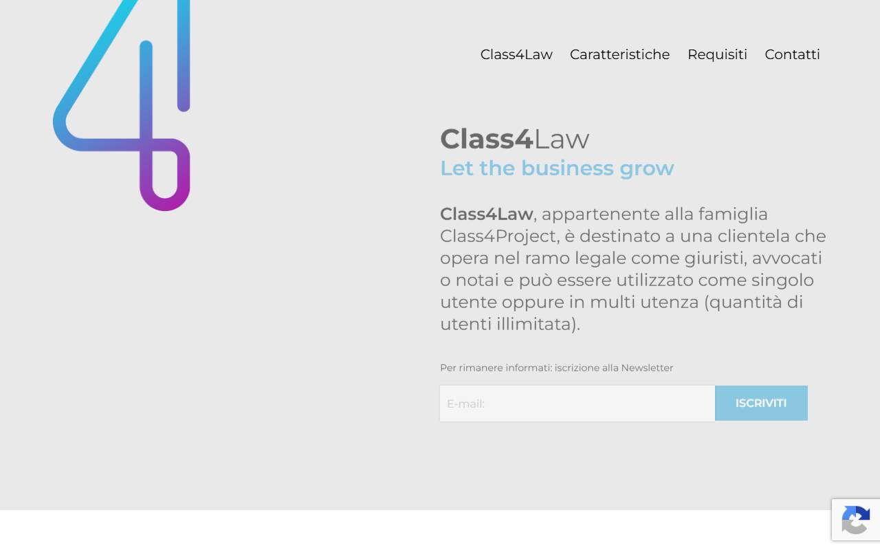 Anteprima del sito: Class4Project Sagl
