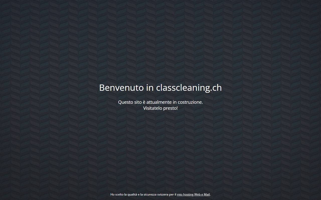 Anteprima del sito: Class Cleaning SAGL