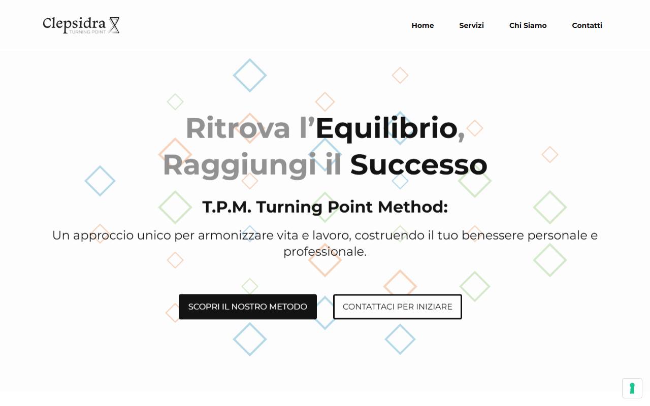 Anteprima del sito: CLEPSIDRA Sagl