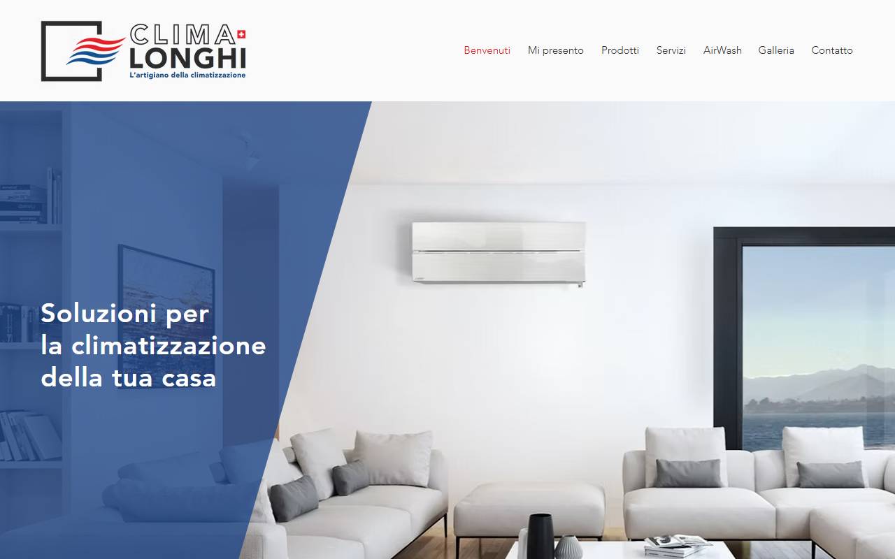 Anteprima del sito: Clima Longhi Sagl