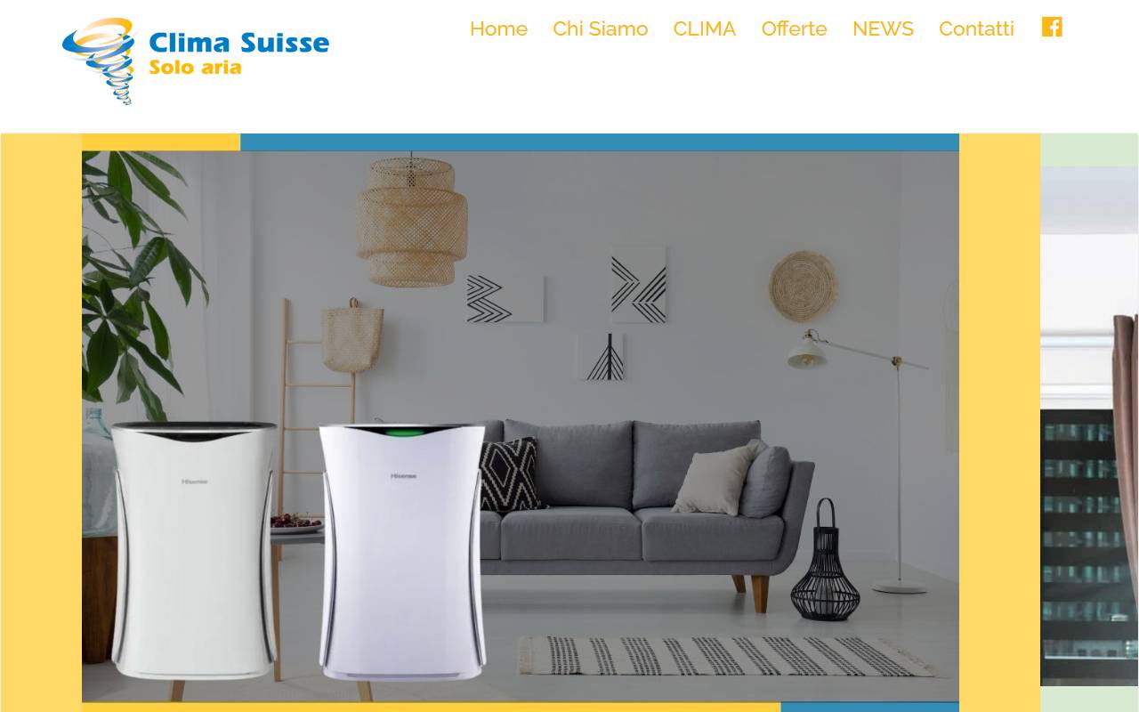 Anteprima del sito: Clima Suisse Sagl