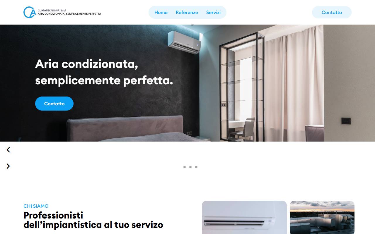 Anteprima del sito: Climatecno Air Sagl