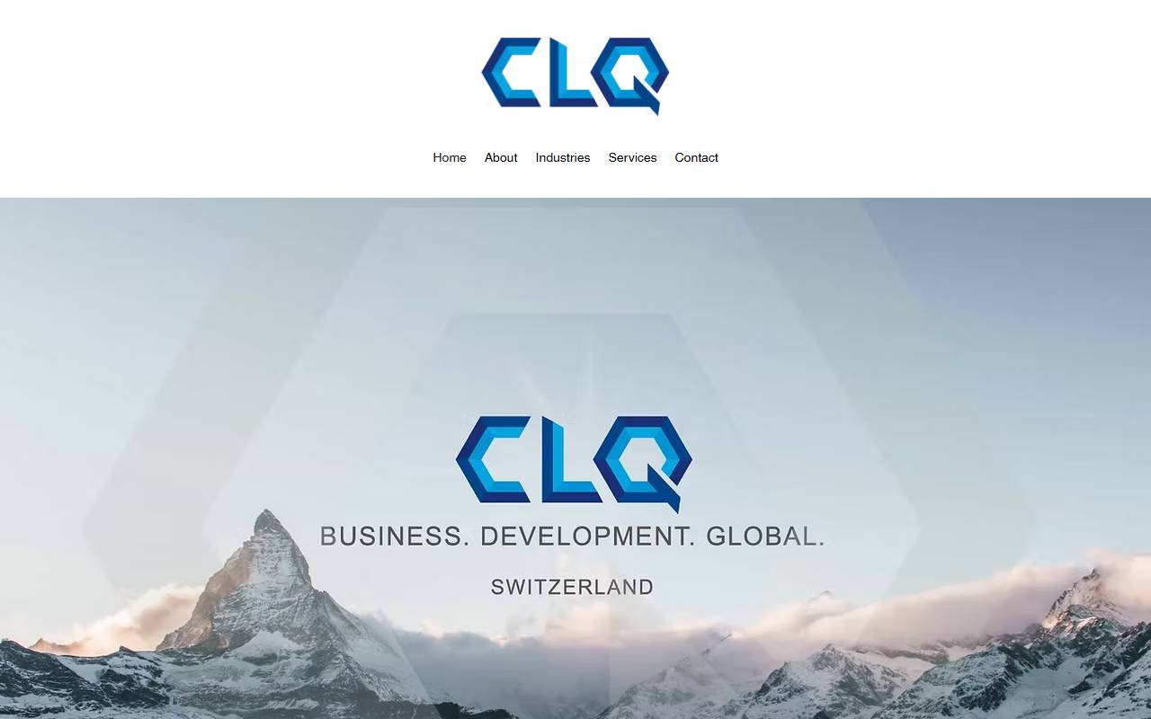 Anteprima del sito: CLQ Global Sagl