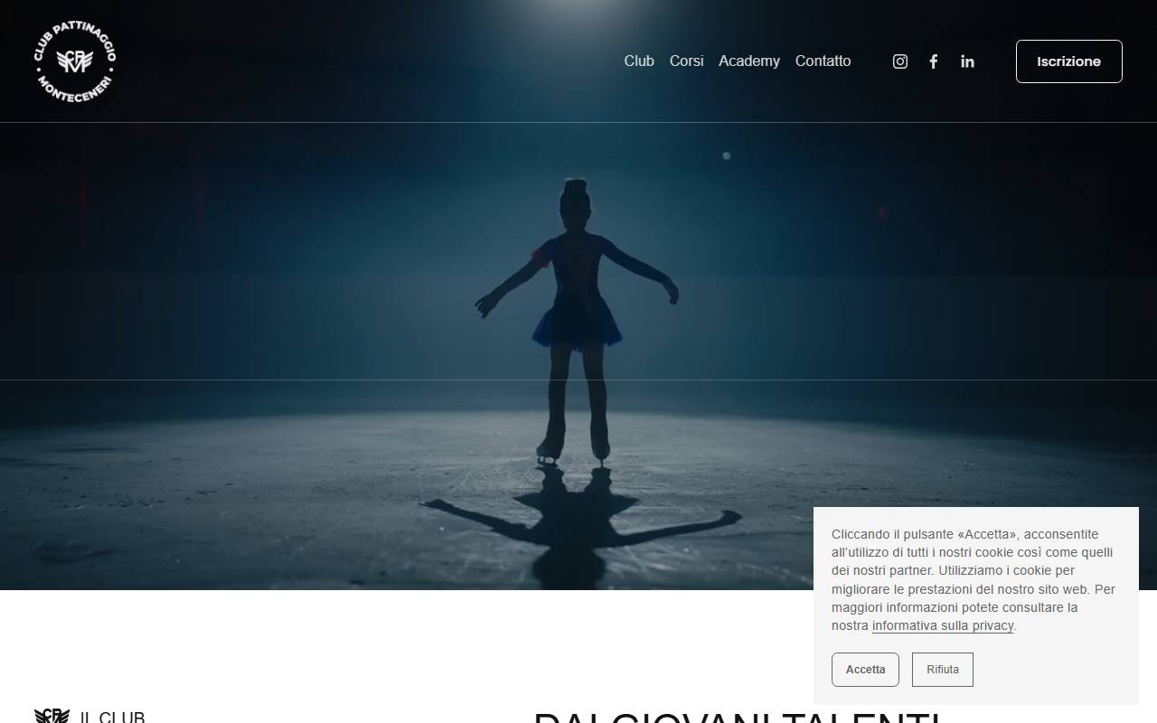 Anteprima del sito: Club Pattinaggio Monteceneri (CPM)