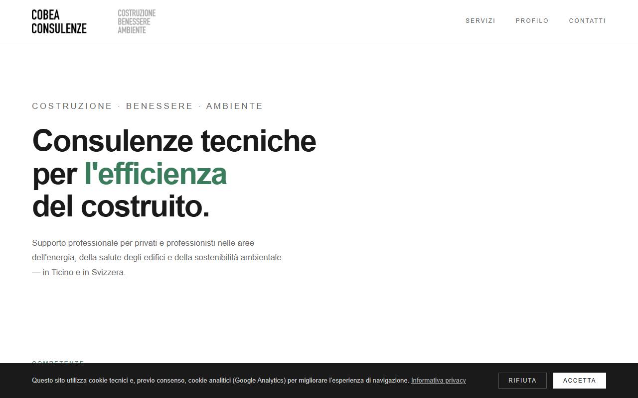 Anteprima del sito: COBEA Consulenze di Iannotta