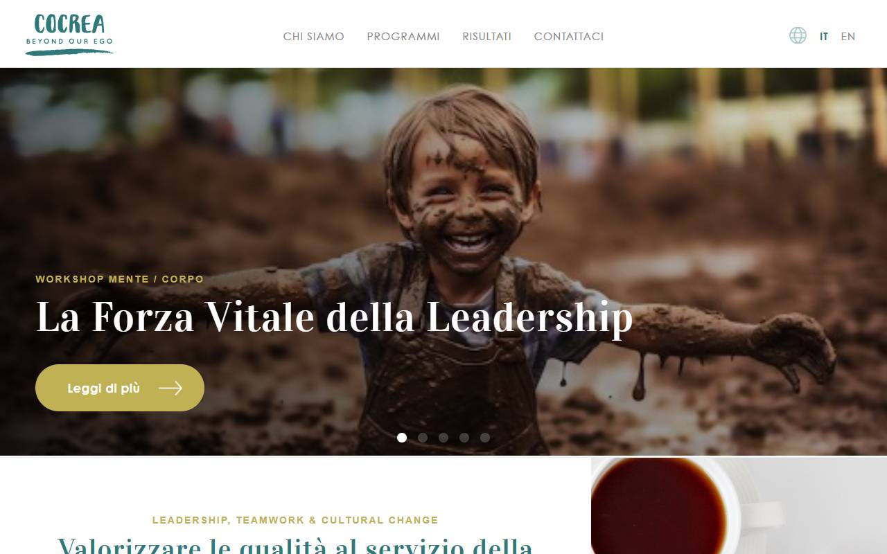 Anteprima del sito: COCREA SA