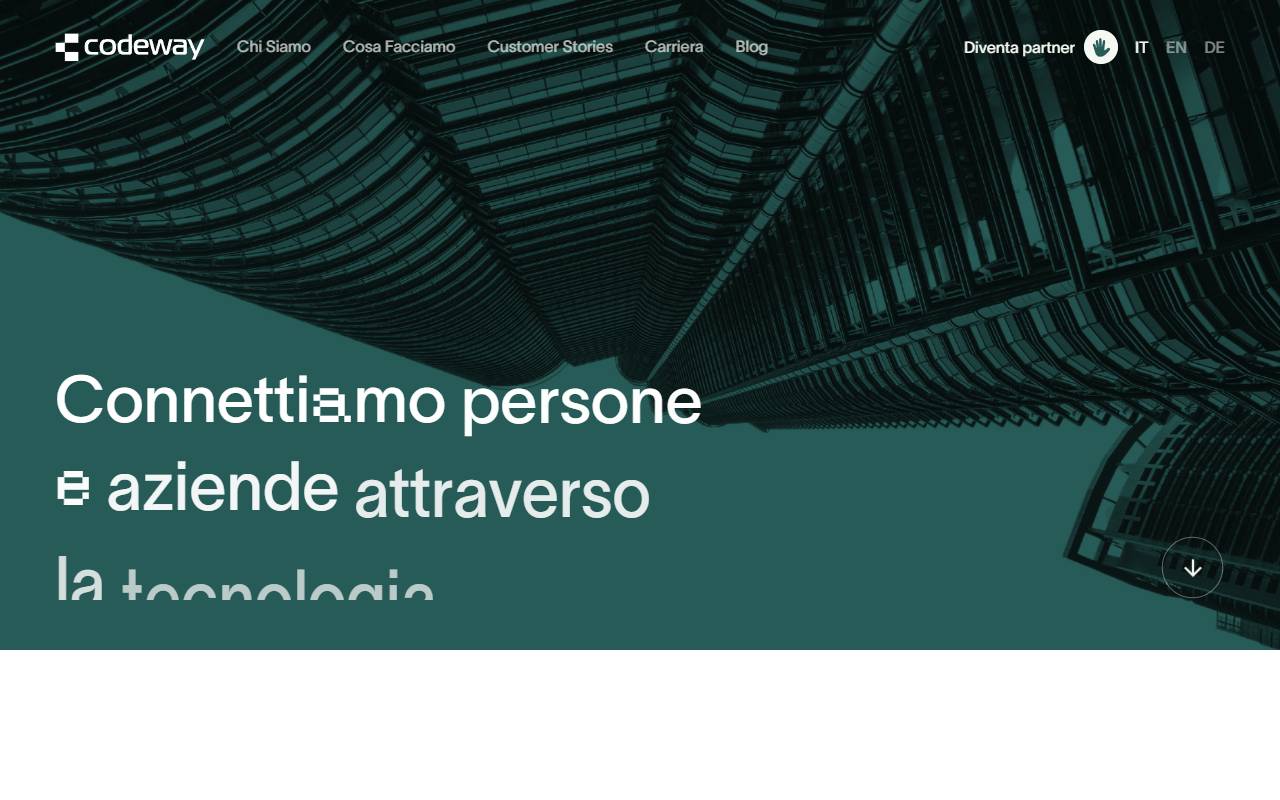 Anteprima del sito: CodeWay SA