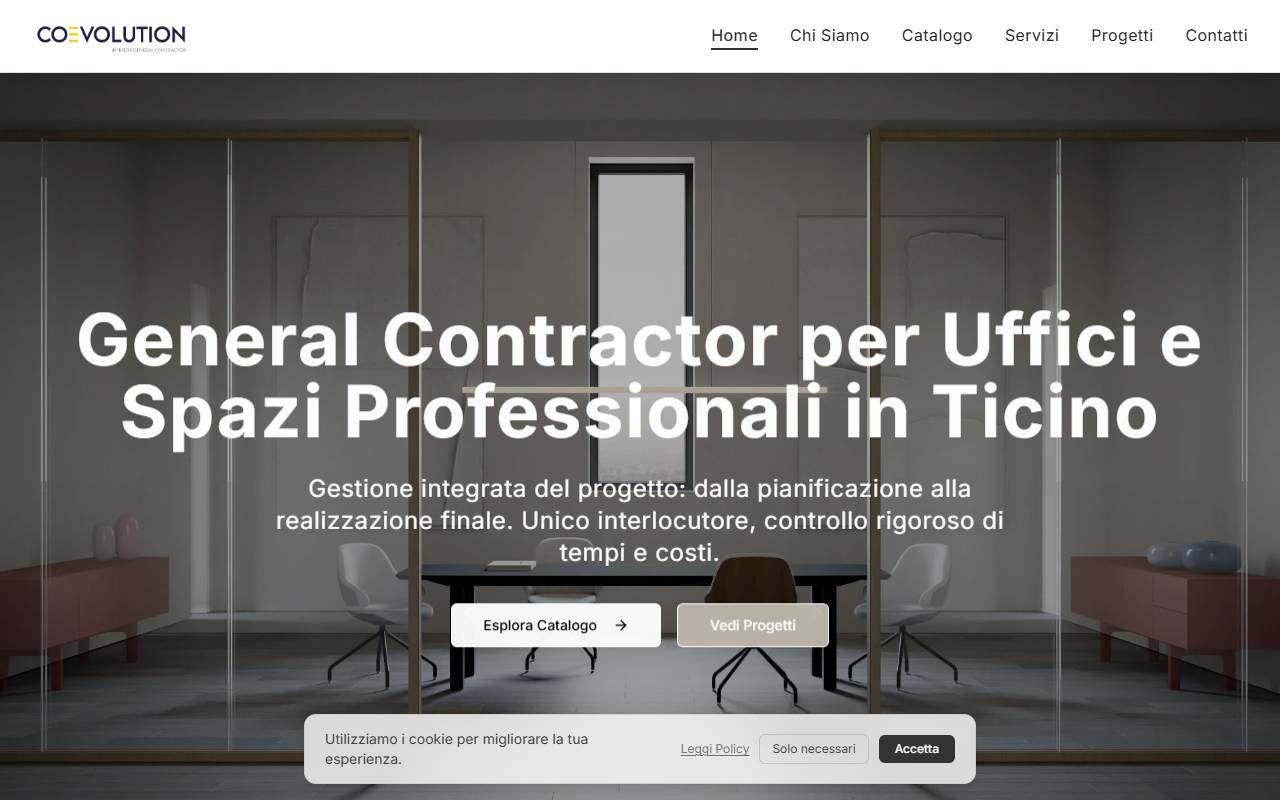 Anteprima del sito: COEVOLUTION SA