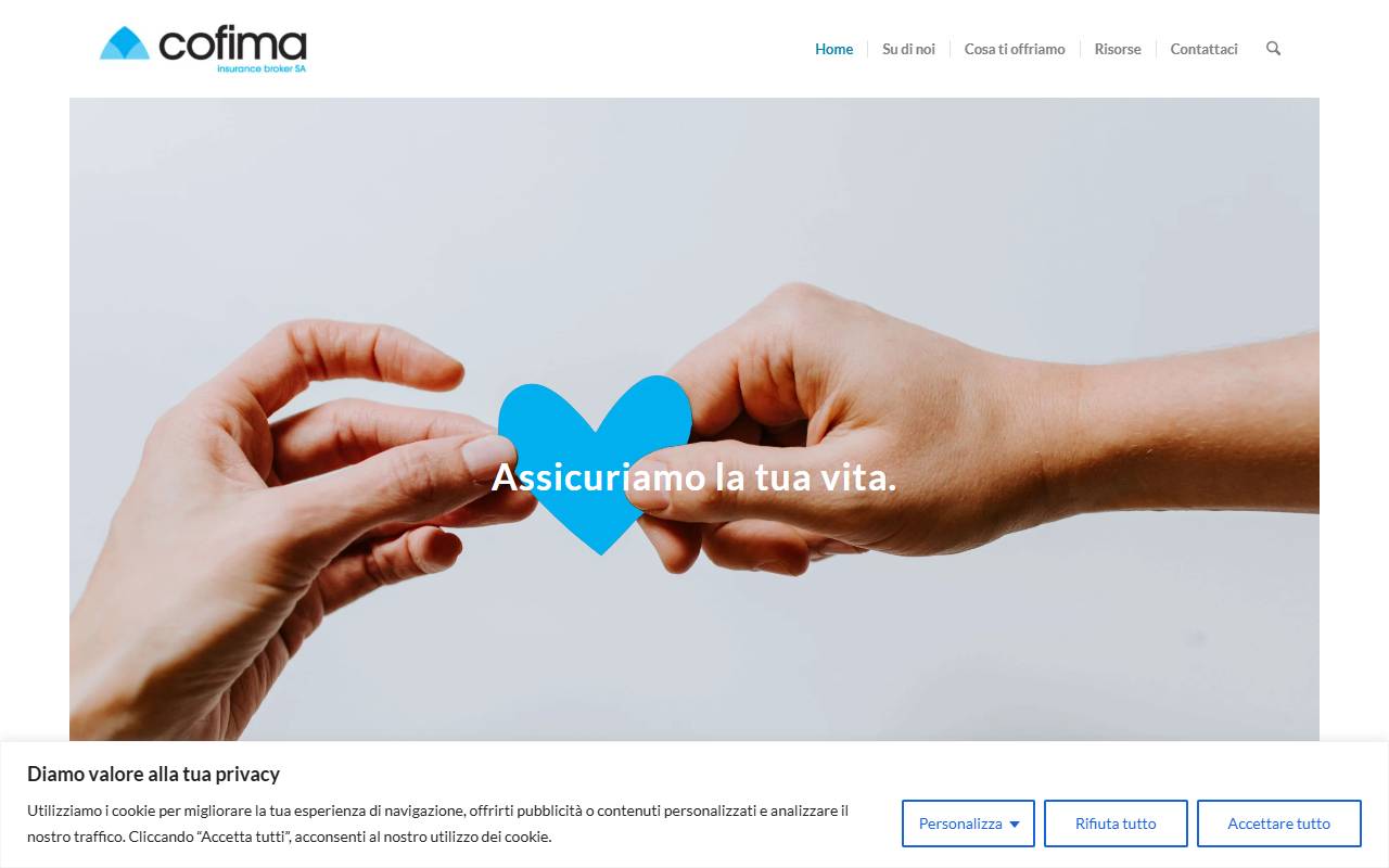 Anteprima del sito: CoFima SA