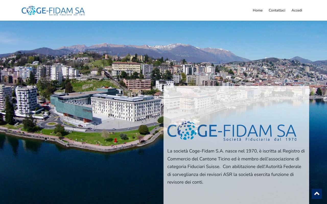 Anteprima del sito: Coge-Fidam SA