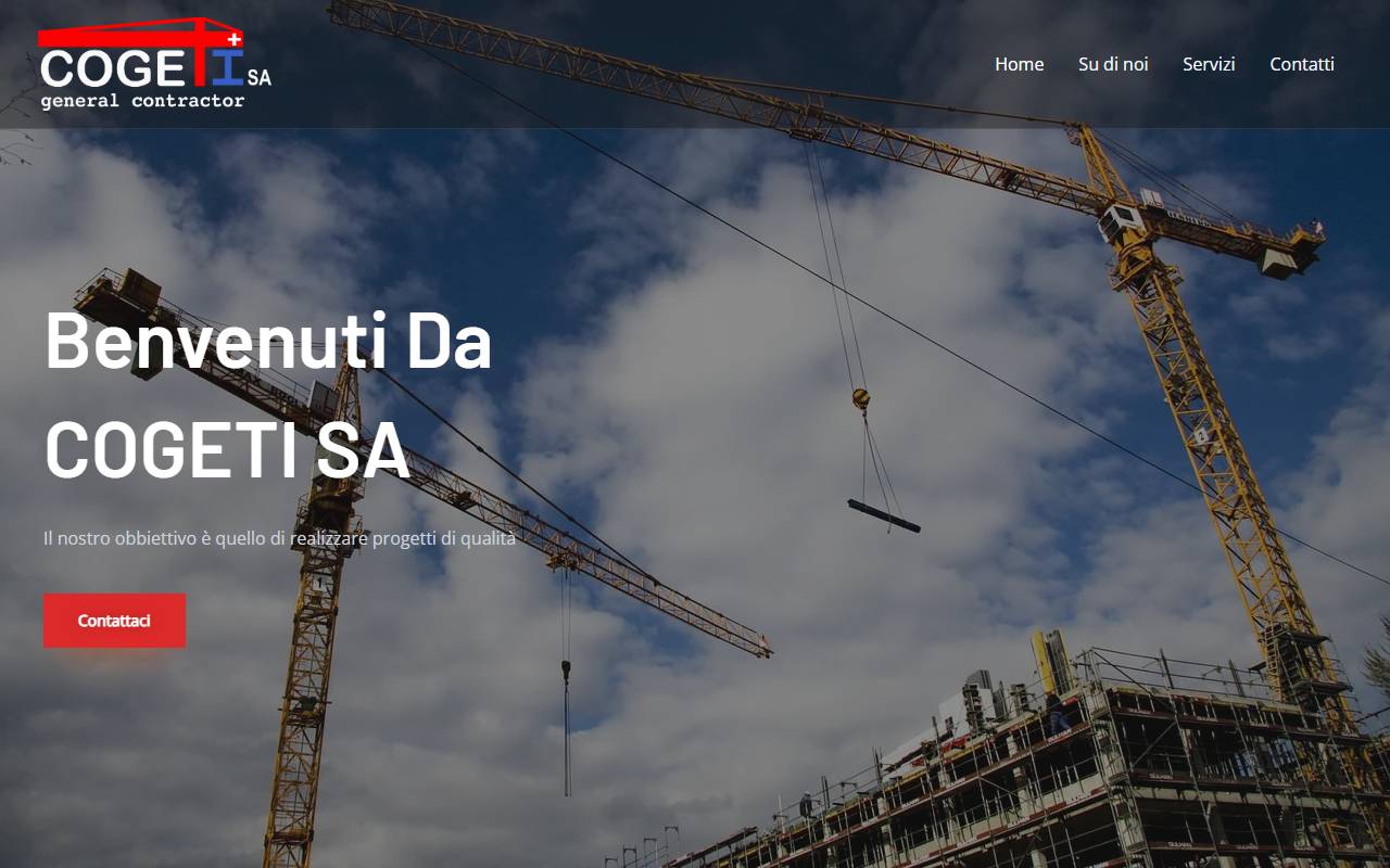 Anteprima del sito: COGETI SA