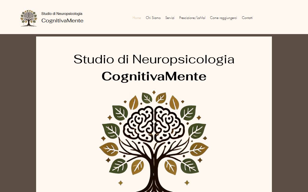 Anteprima del sito: Studio di Neuropsicologia CognitivaMente di Daniela Pasquale