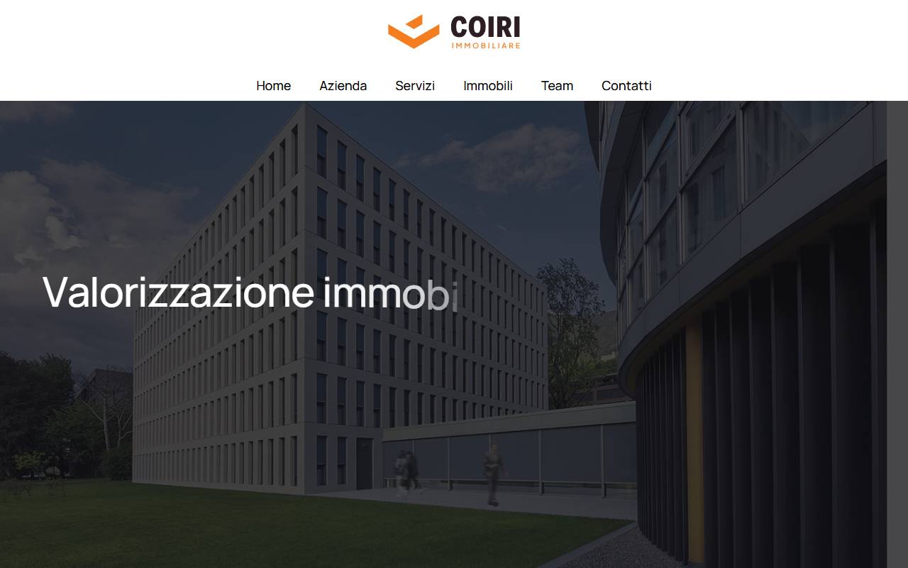 Anteprima del sito: Coiri Immobiliare SA