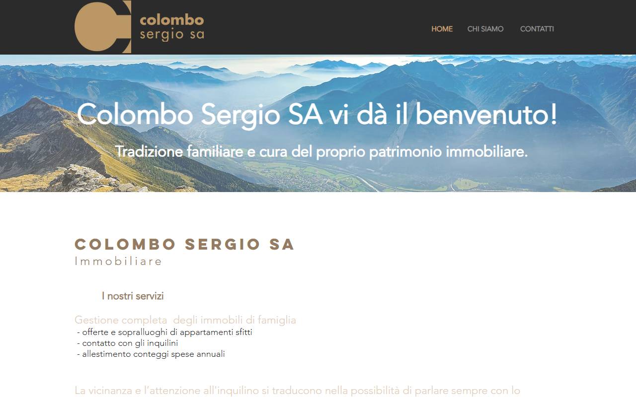 Anteprima del sito: Colombo Sergio SA