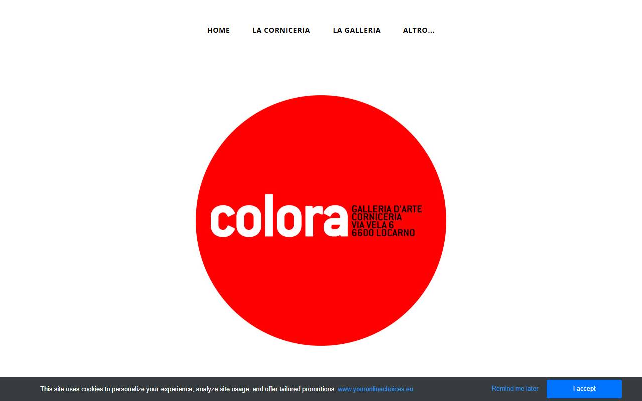 Anteprima del sito: Colora Locarno SA