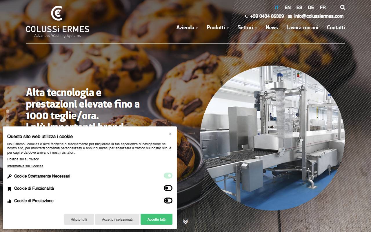Anteprima del sito: Colussi Ermes CH Sagl
