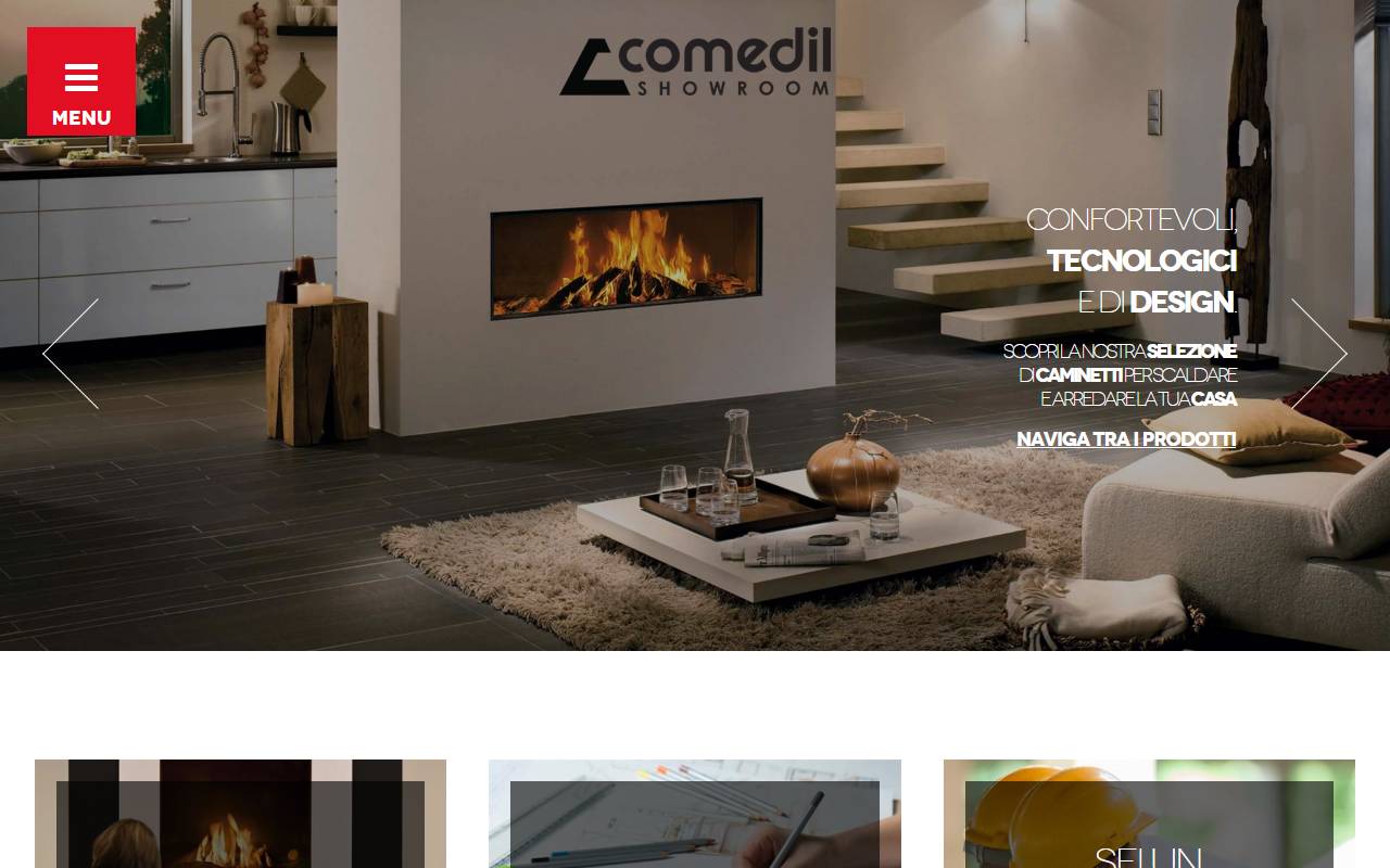 Anteprima del sito: Comedil SA