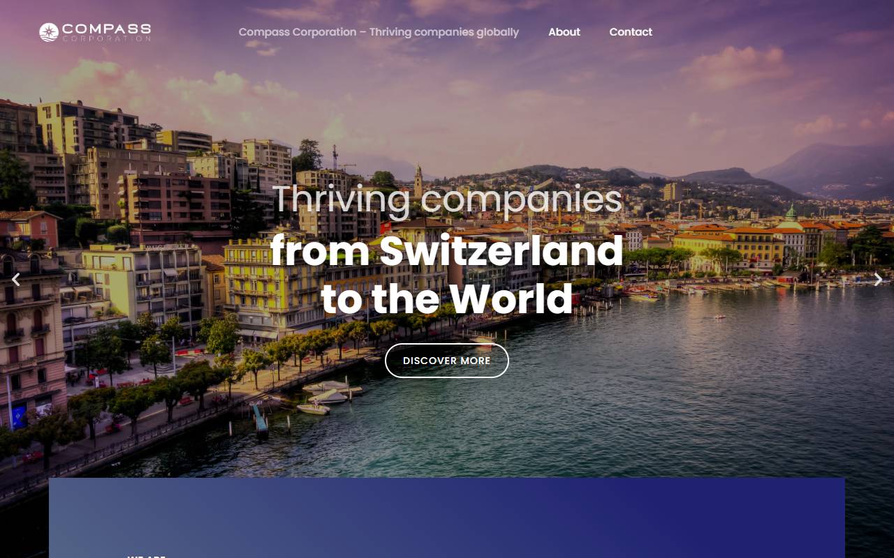 Anteprima del sito: Compass Corporation SA