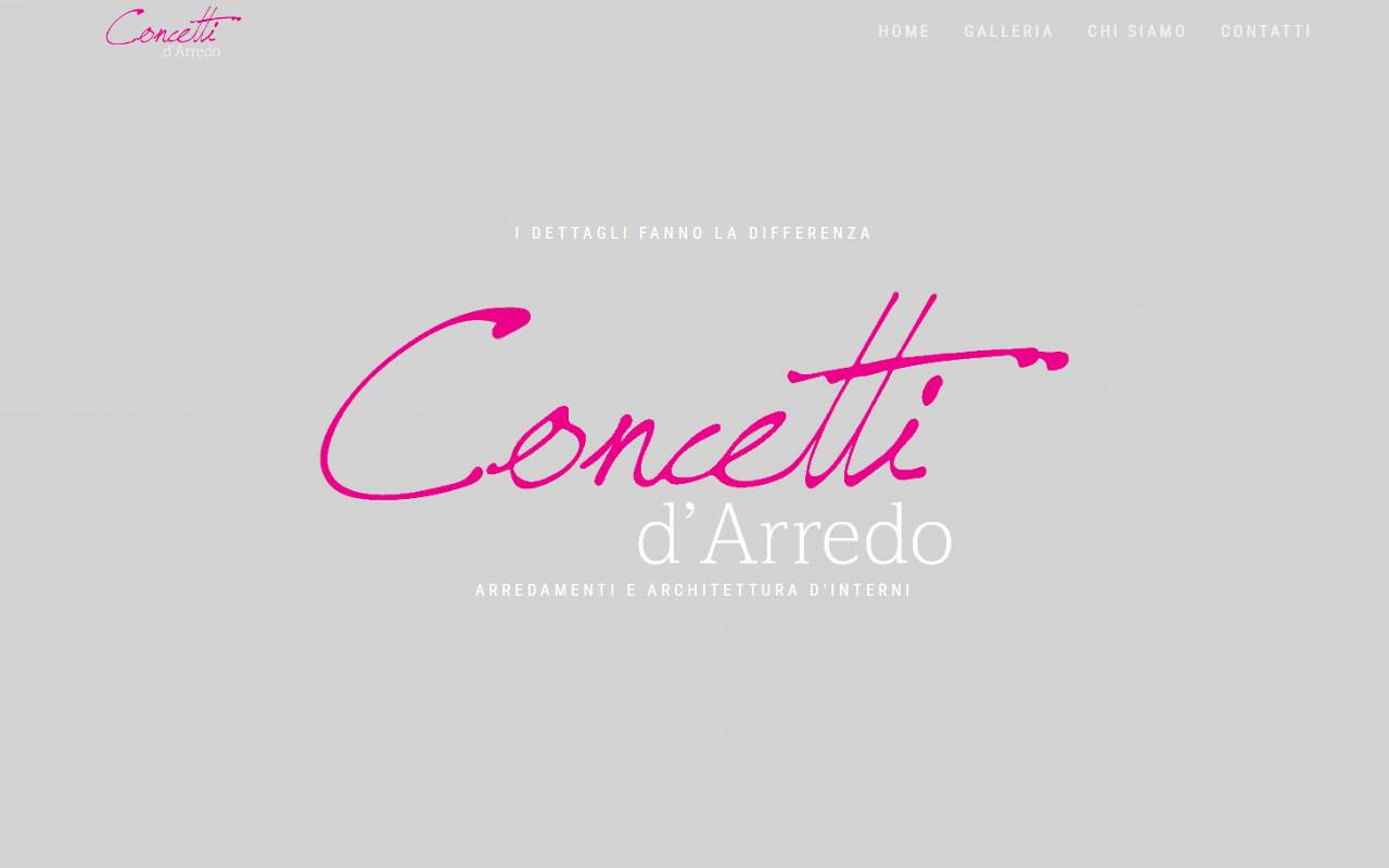 Anteprima del sito: Concetti d'Arredo Sagl