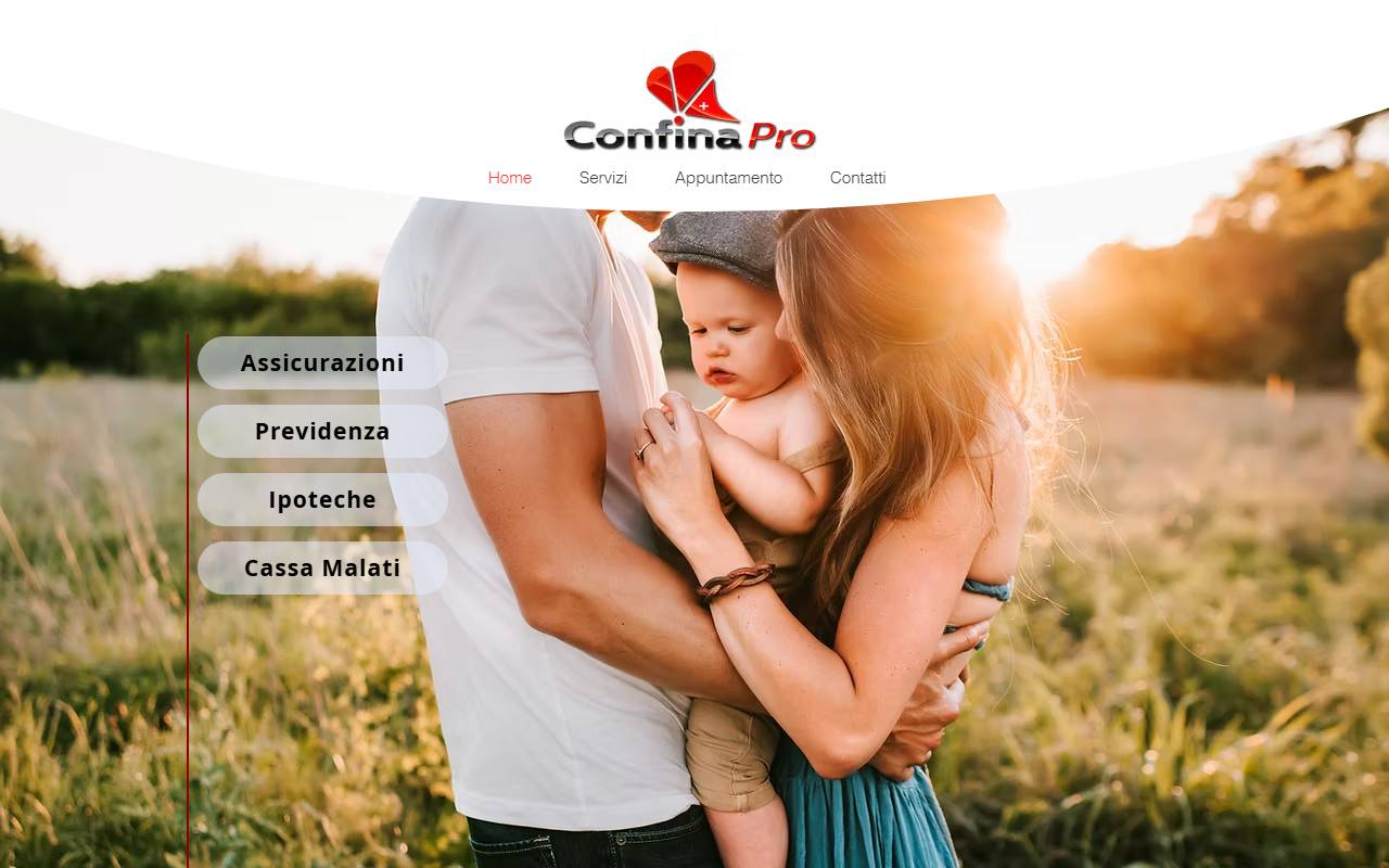 Anteprima del sito: Confina Pro SA