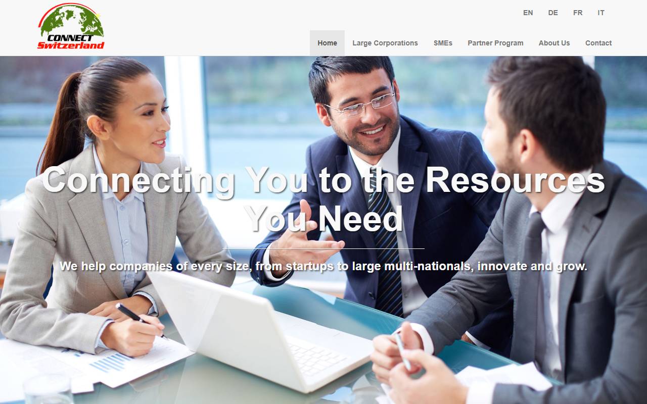 Anteprima del sito: Connect Switzerland Sagl