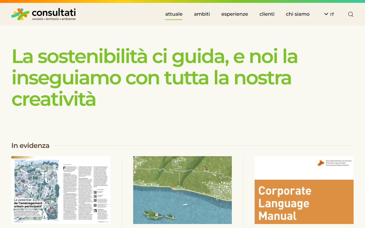 Anteprima del sito: Consultati SA