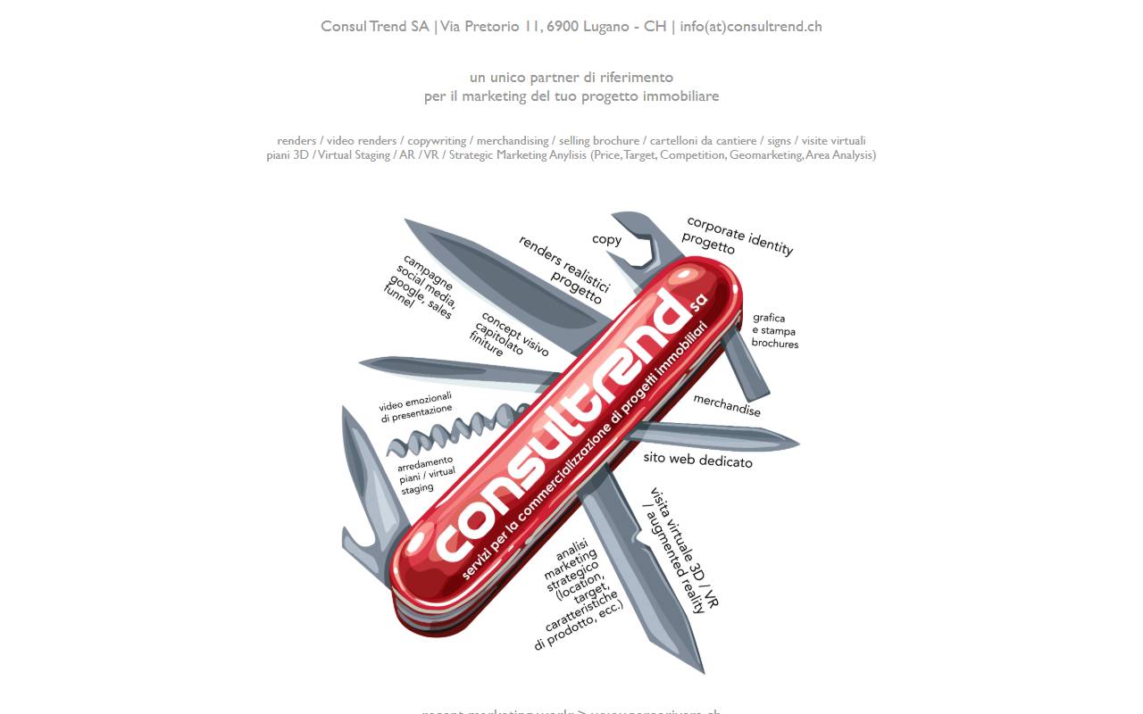Anteprima del sito: CONSUL TREND SA