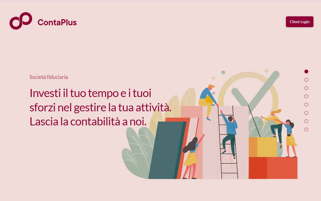 Anteprima del sito: Conta Plus Fiduciaria SA