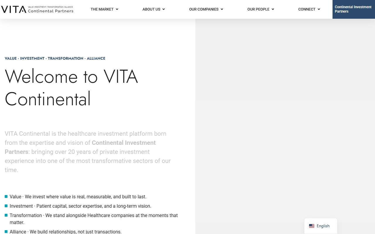 Anteprima del sito: Continental Investment Partners SA