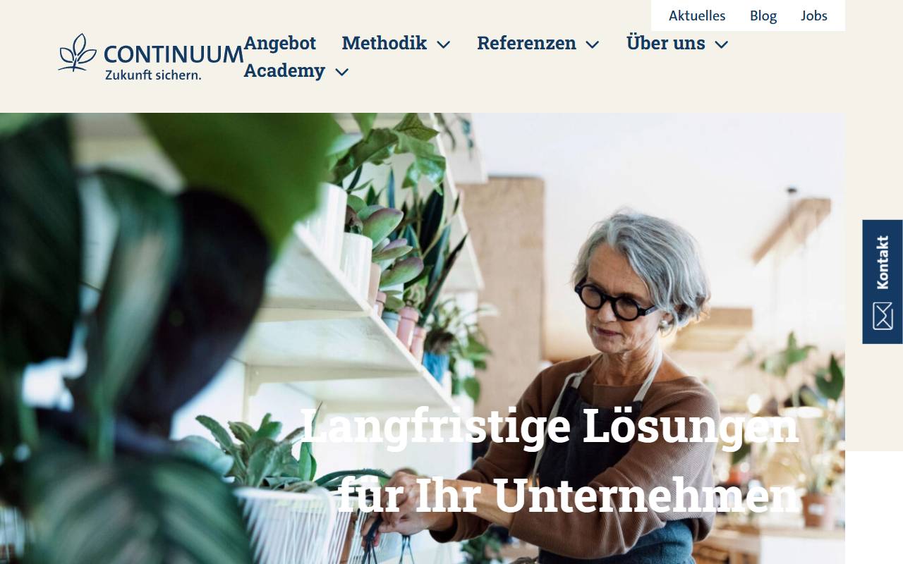 Anteprima del sito: Q CONTINUUM Sagl