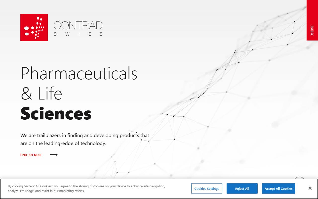 Anteprima del sito: Contrad Swiss SA
