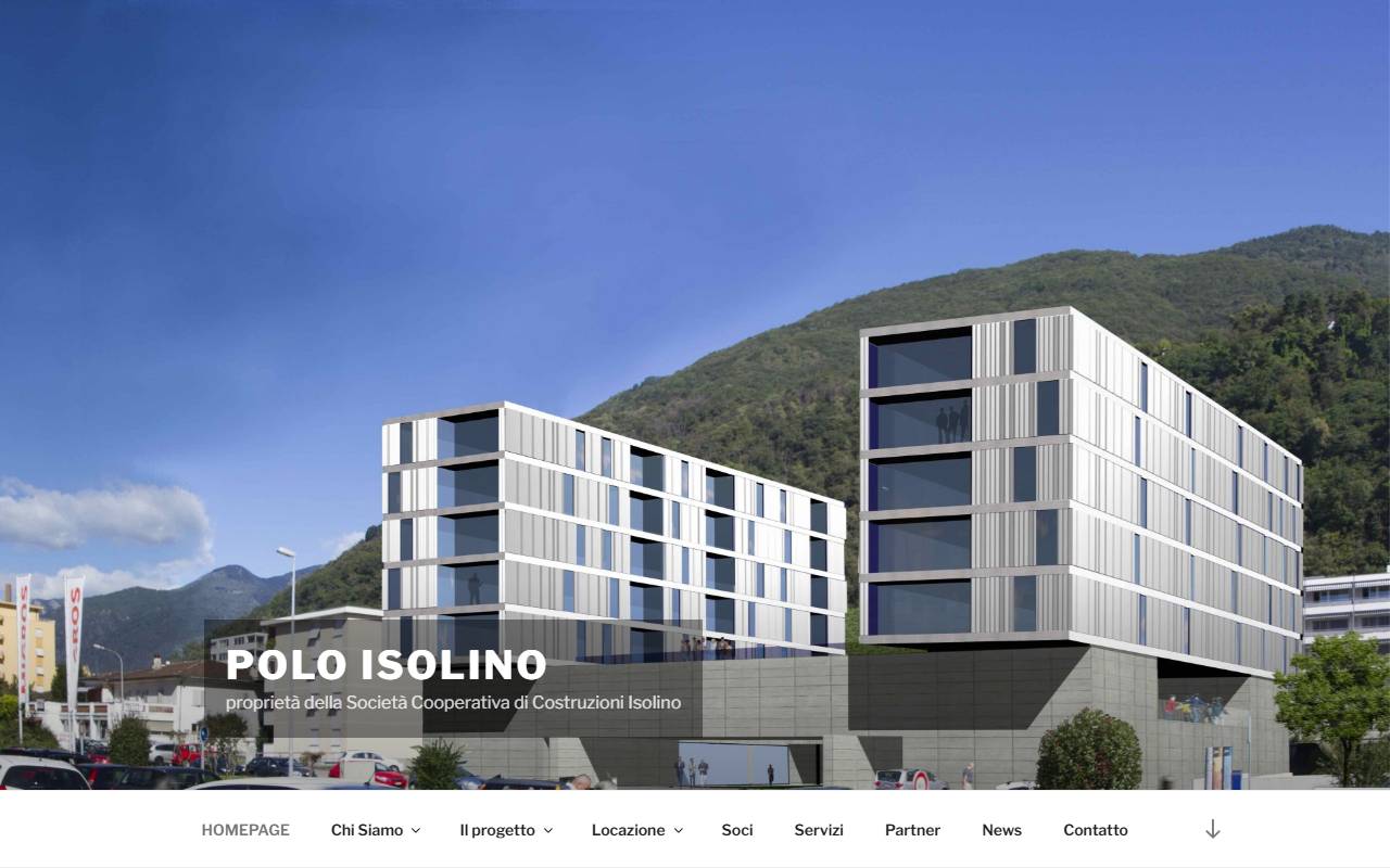 Anteprima del sito: Società Cooperativa di costruzioni "Isolino"