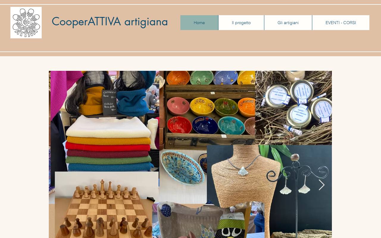 Anteprima del sito: CooperATTIVA Artigiana SCoop