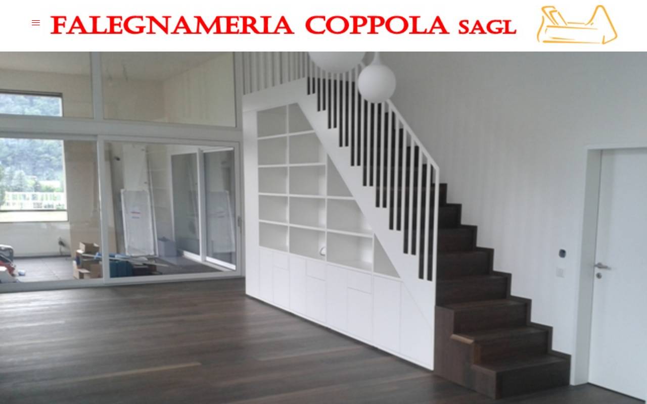 Anteprima del sito: Falegnameria Coppola Sagl