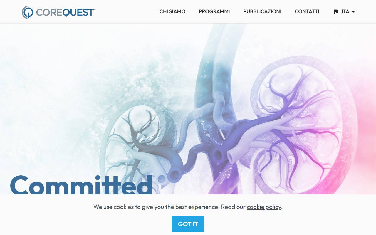 Anteprima del sito: CoreQuest Sagl
